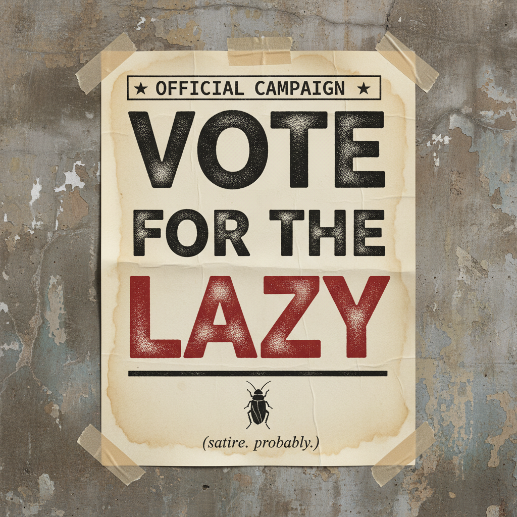 Vote for the Lazy Poster